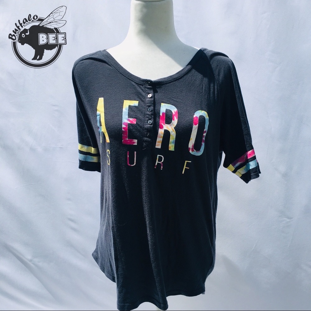 Aeropostale surf tie-dye T shirt